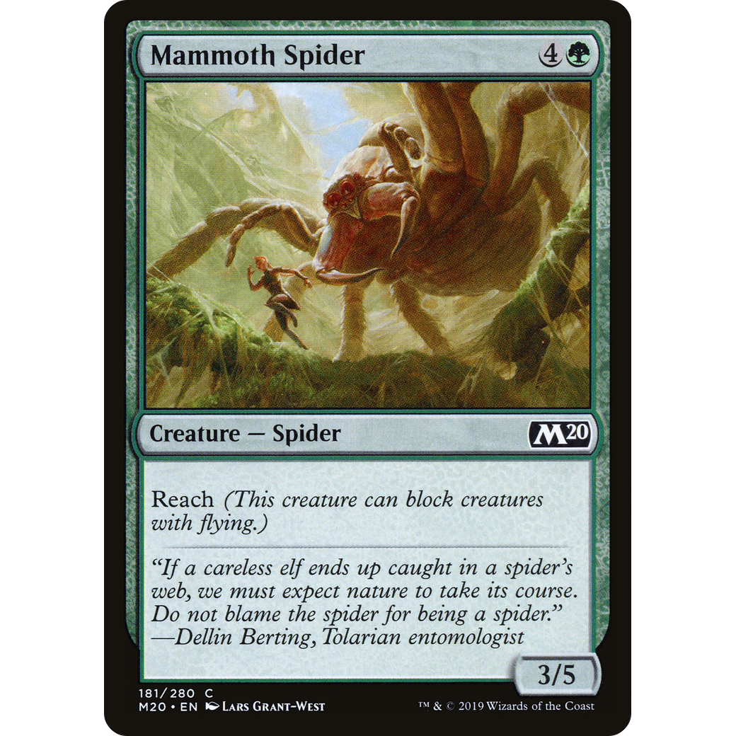 Mammoth Spider (M20-181) - Core Set 2020 Foil