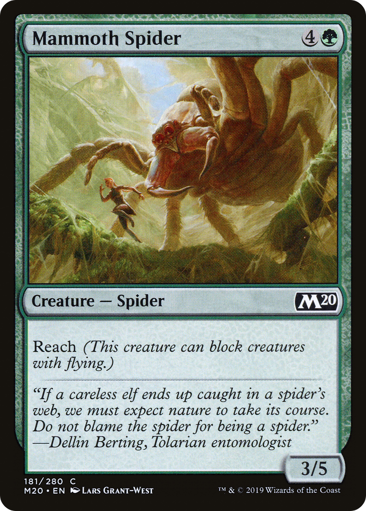 Mammoth Spider (M20-181) - Core Set 2020 Foil