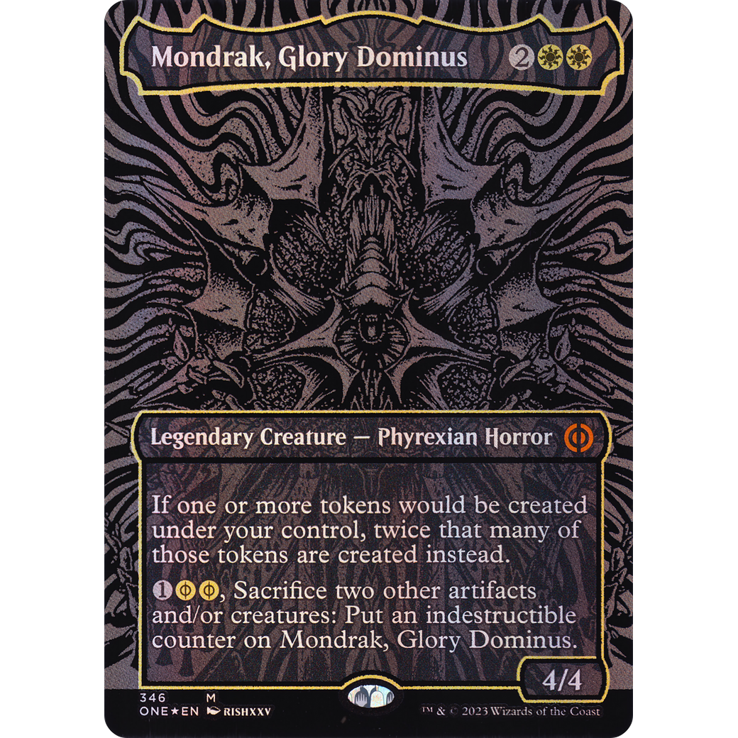 Mondrak, Glory Dominus (ONE-346) - Phyrexia: All Will Be One (Borderless) Foil