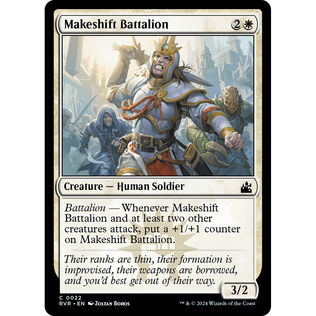 Makeshift Battalion (RVR-022) - Ravnica Remastered