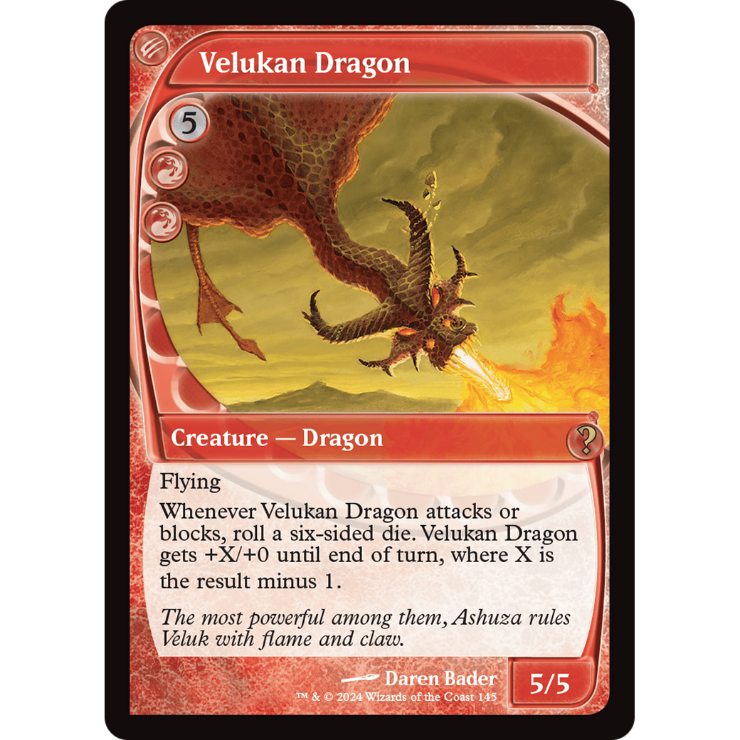 Velukan Dragon (Future Sight) (MB2-145) - Mystery Booster 2 Foil