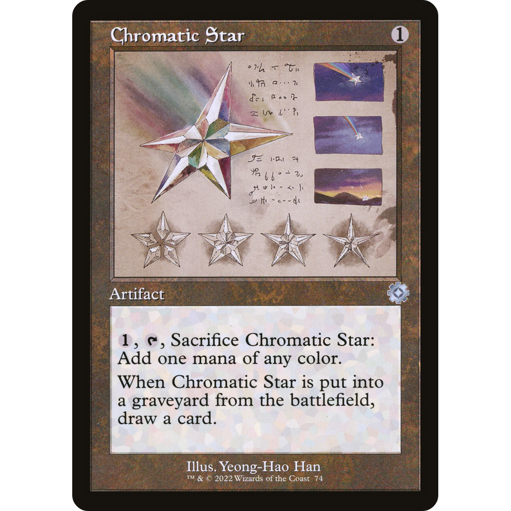 Chromatic Star (Schematic) (BRR-074) - The Brothers' War Retro Artifacts Foil