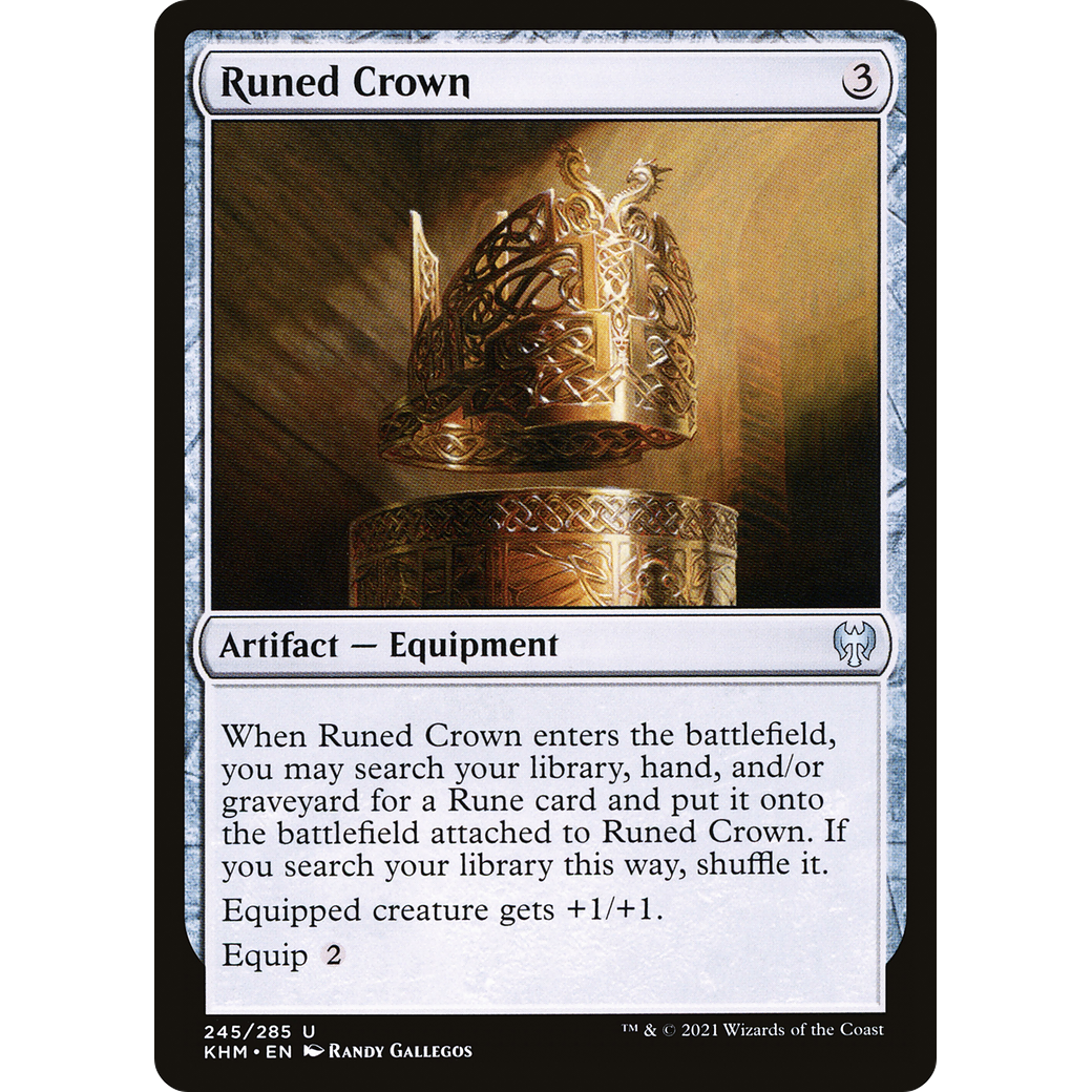 Runed Crown (KHM-245) - Kaldheim Foil