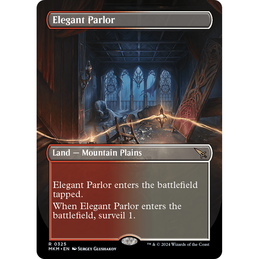 Elegant Parlor (MKM-325) - Murders at Karlov Manor (Borderless) Foil