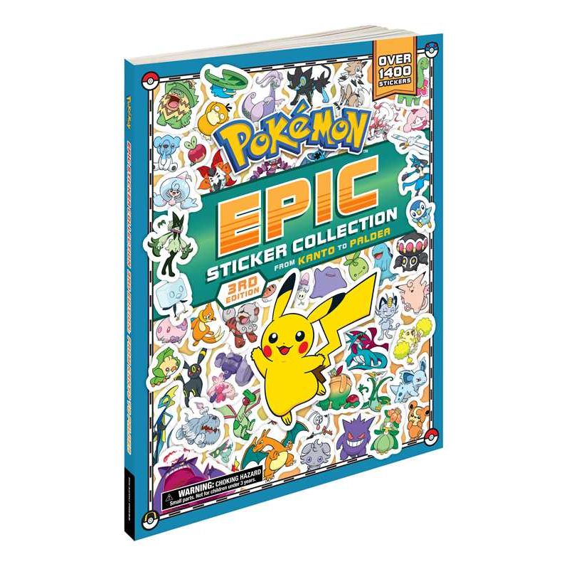 Pokémon Epic Sticker Collection 3rd Edition: From Kanto to Paldea by Pikachu Press: Paperback; 252 pages / English