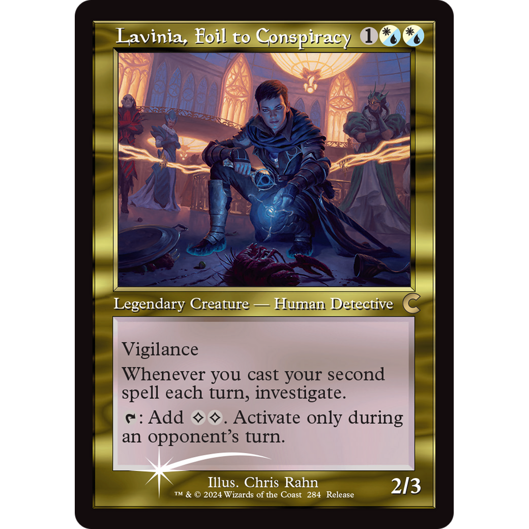 Lavinia, Foil to Conspiracy (Retro Frame) (CLU-284) - Ravnica: Clue Edition Foil