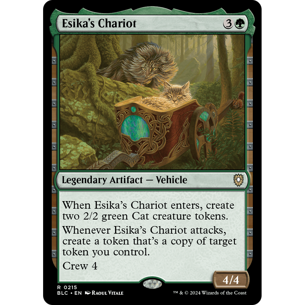 Esika's Chariot (BLC-215) - Bloomburrow Commander