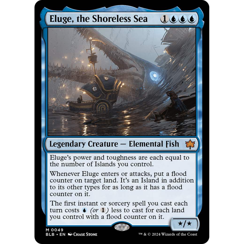 Eluge, the Shoreless Sea (BLB-049) - Bloomburrow Foil