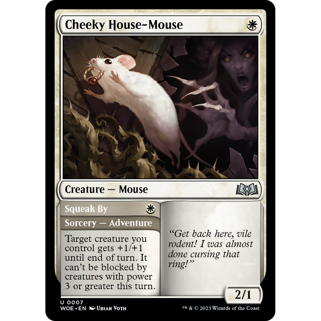 Cheeky House-Mouse // Squeak By (WOE-007) - Wilds of Eldraine