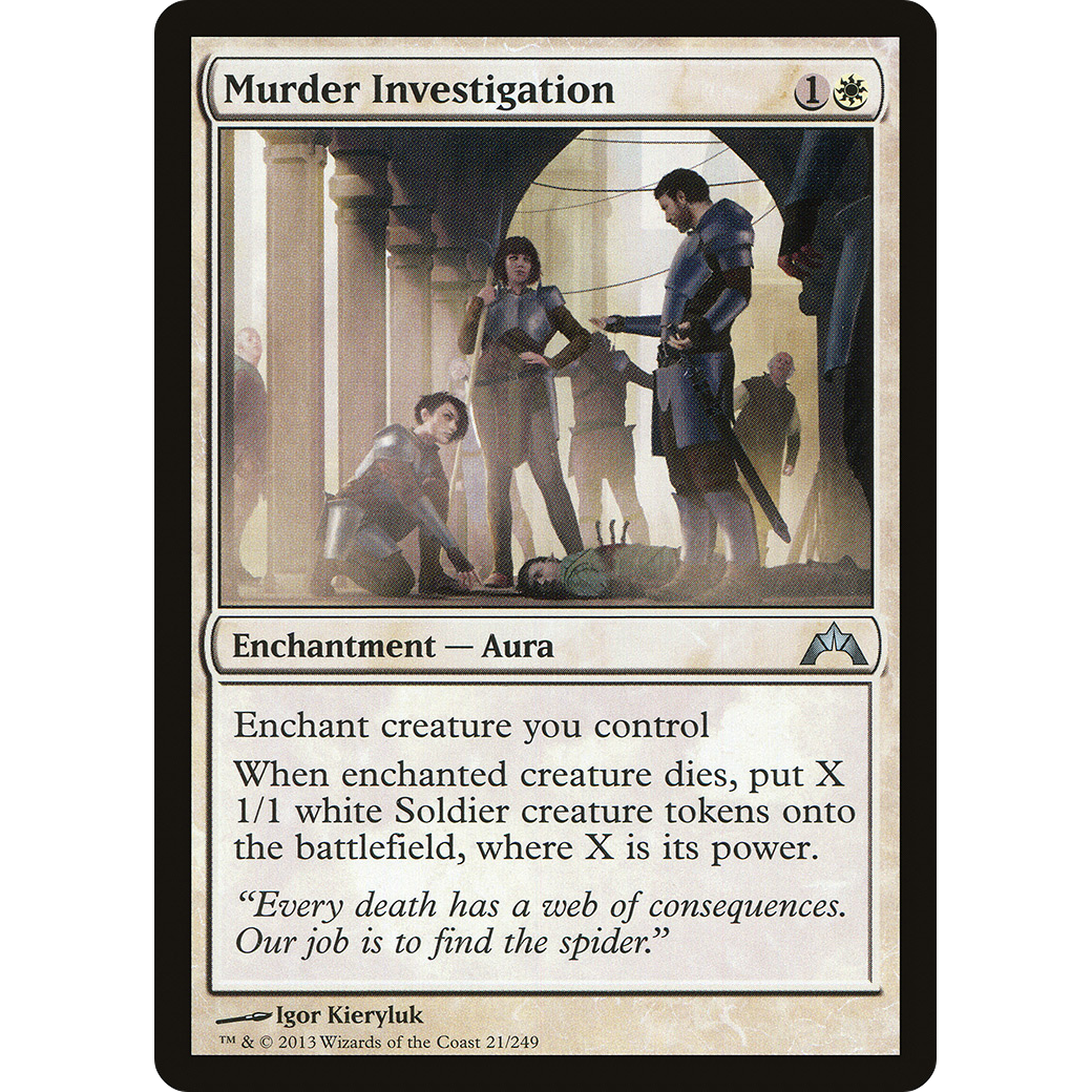 Murder Investigation (GTC-021) - Gatecrash Foil