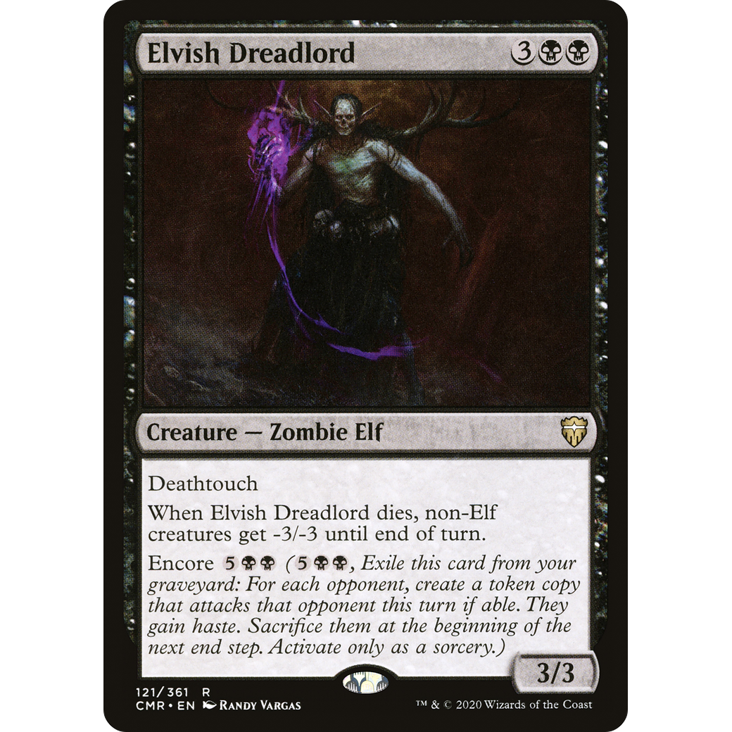 Elvish Dreadlord (CMR-121) - Commander Legends Foil