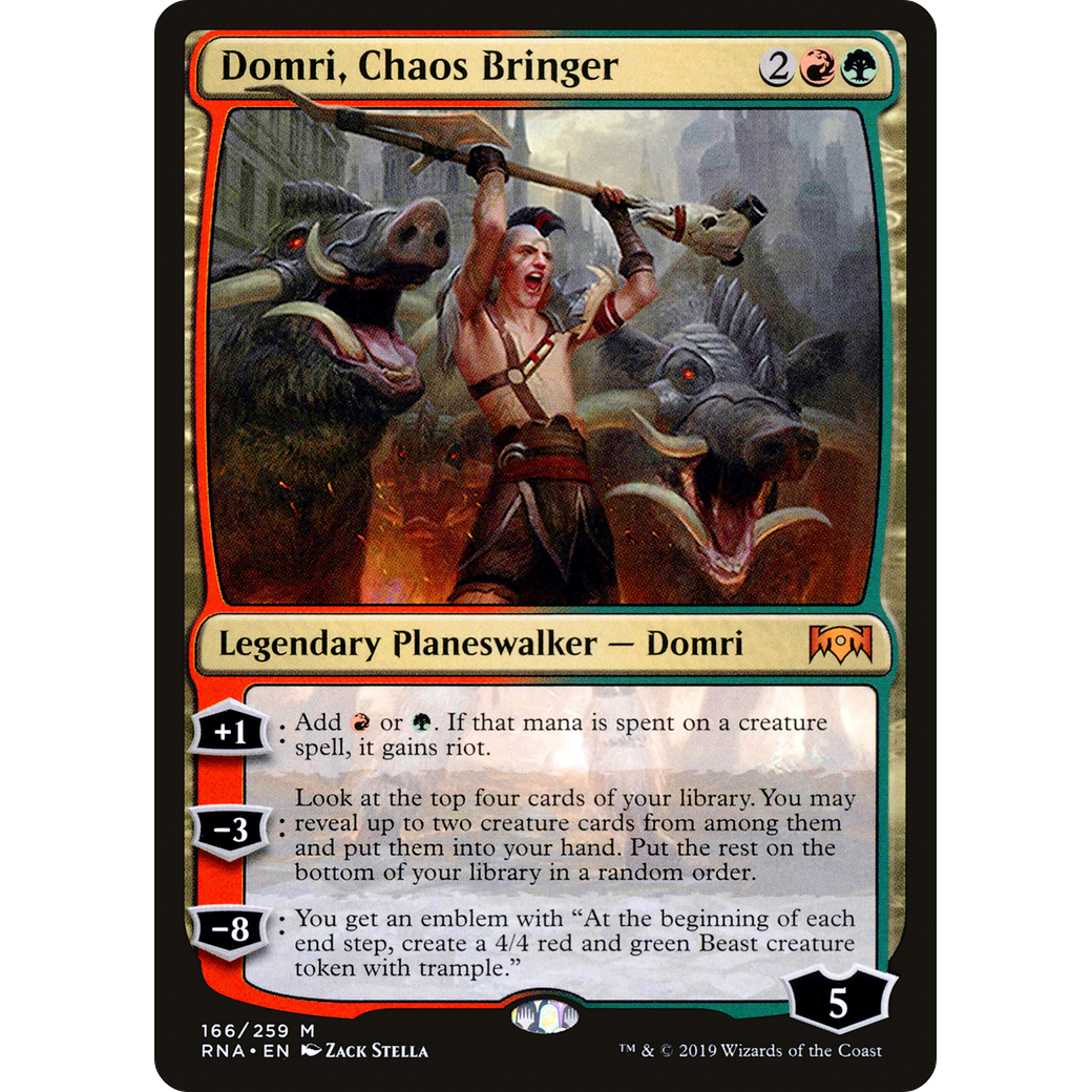 Domri, Chaos Bringer (RNA-166) - Ravnica Allegiance