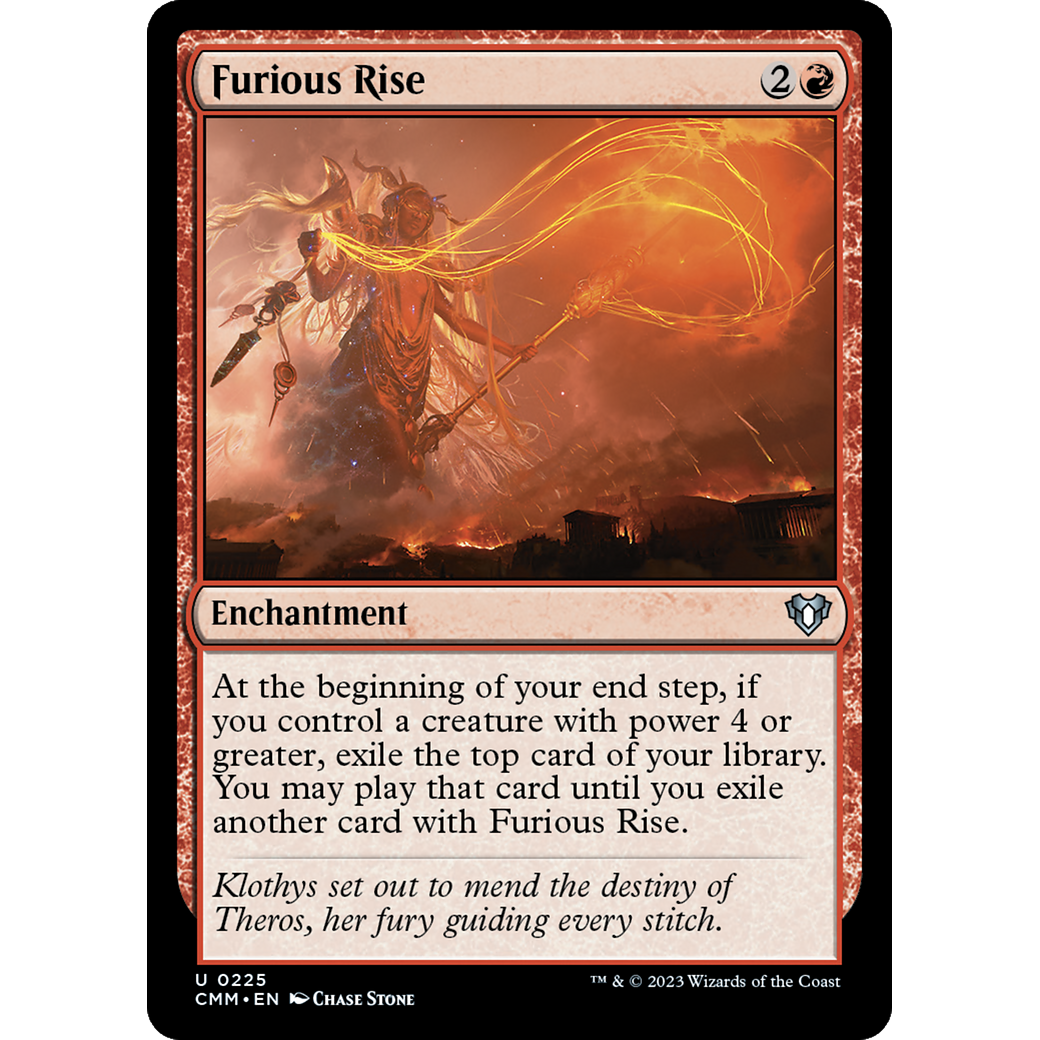 Furious Rise (CMM-225) - Commander Masters Foil