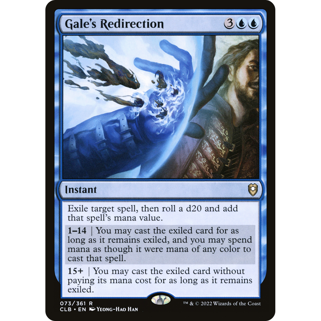 Gale's Redirection (CLB-073) - Commander Legends: Battle for Baldur's Gate