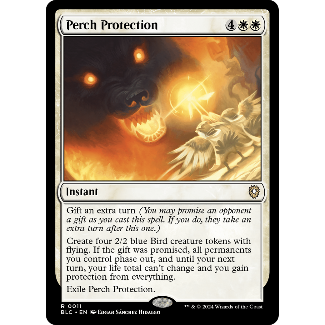 Perch Protection (BLC-011) - Bloomburrow Commander