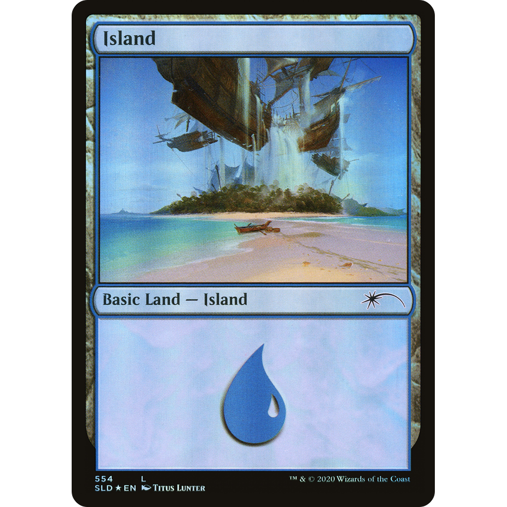 Island (554) (SLD-554) - Secret Lair Drop Foil
