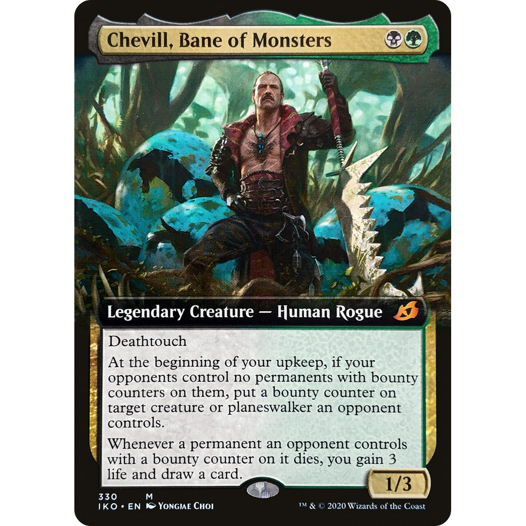 Chevill, Bane of Monsters (Extended Art) (IKO-330) - Ikoria: Lair of Behemoths: (Extended Art) Foil