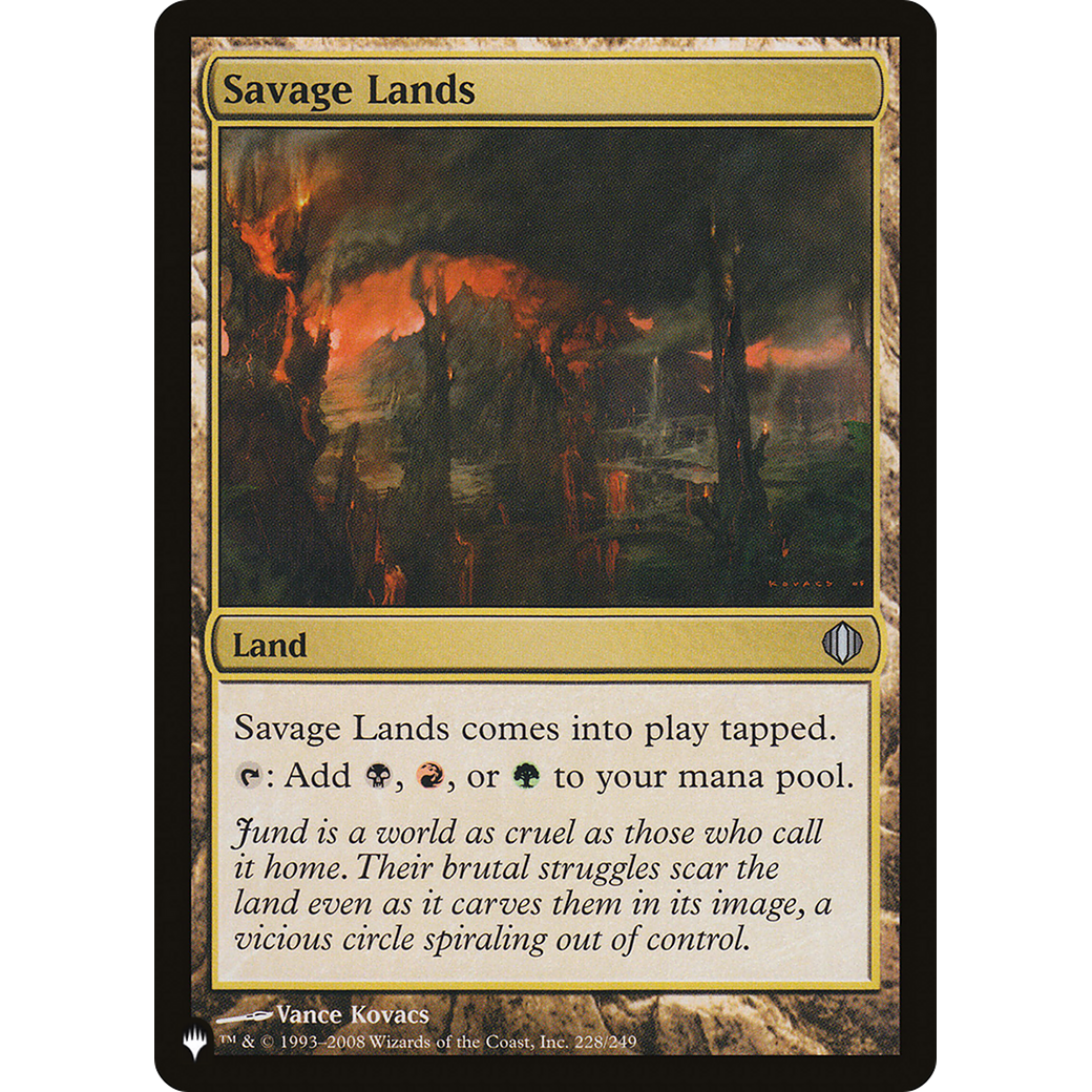 Savage Lands (LIST-228) - The List