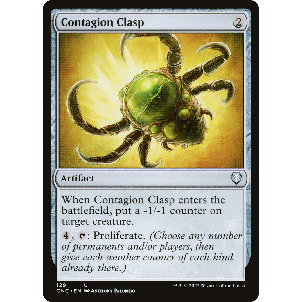 Contagion Clasp (ONC-129) - Phyrexia: All Will Be One Commander