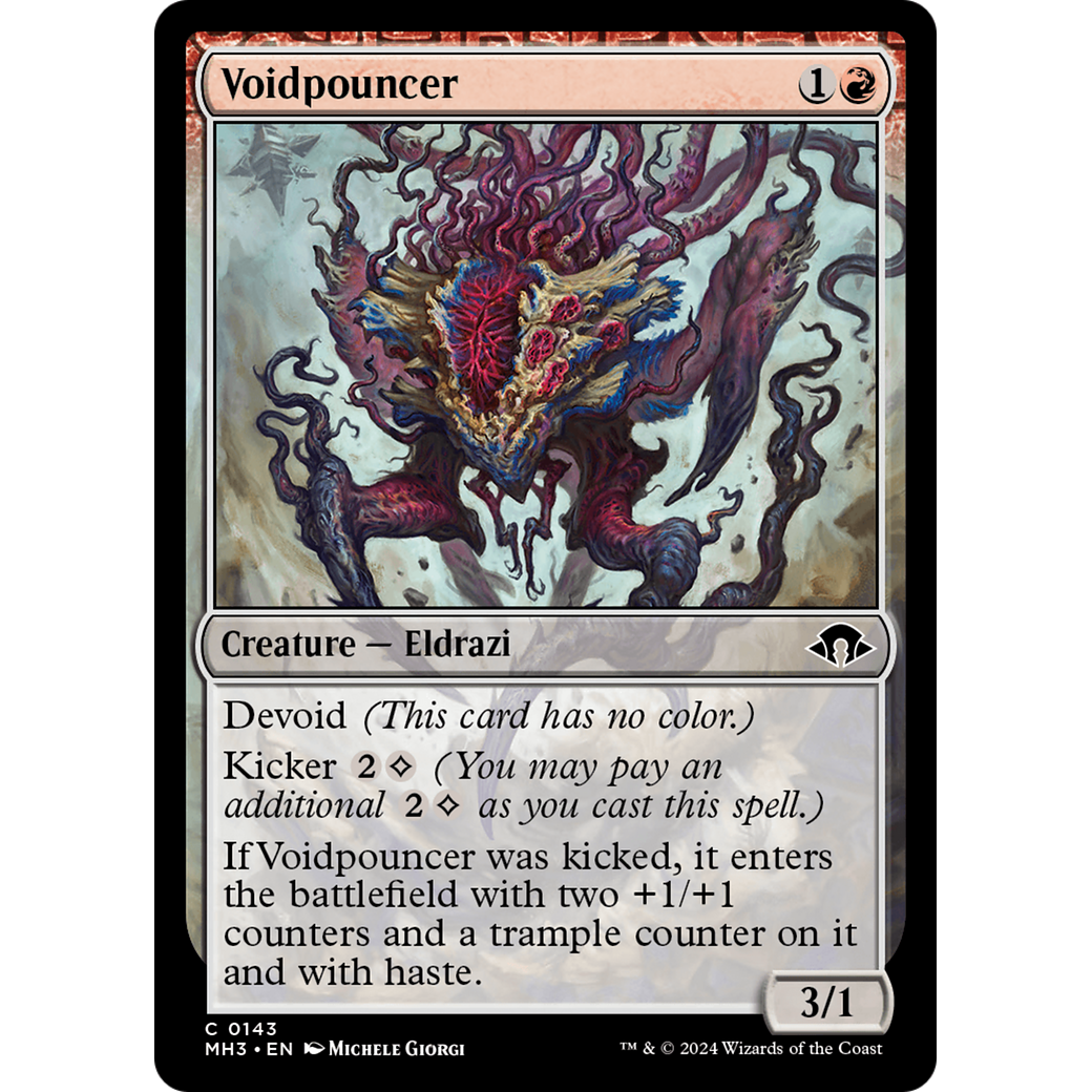 Voidpouncer (MH3-143) - Modern Horizons 3: (devoid) Foil