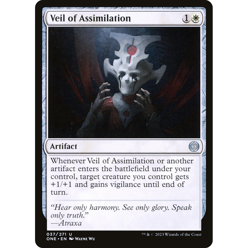Veil of Assimilation (ONE-037) - Phyrexia: All Will Be One Foil