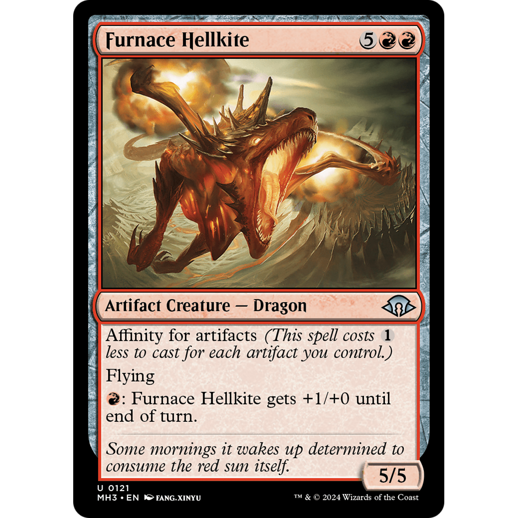 Furnace Hellkite (MH3-121) - Modern Horizons 3 Foil