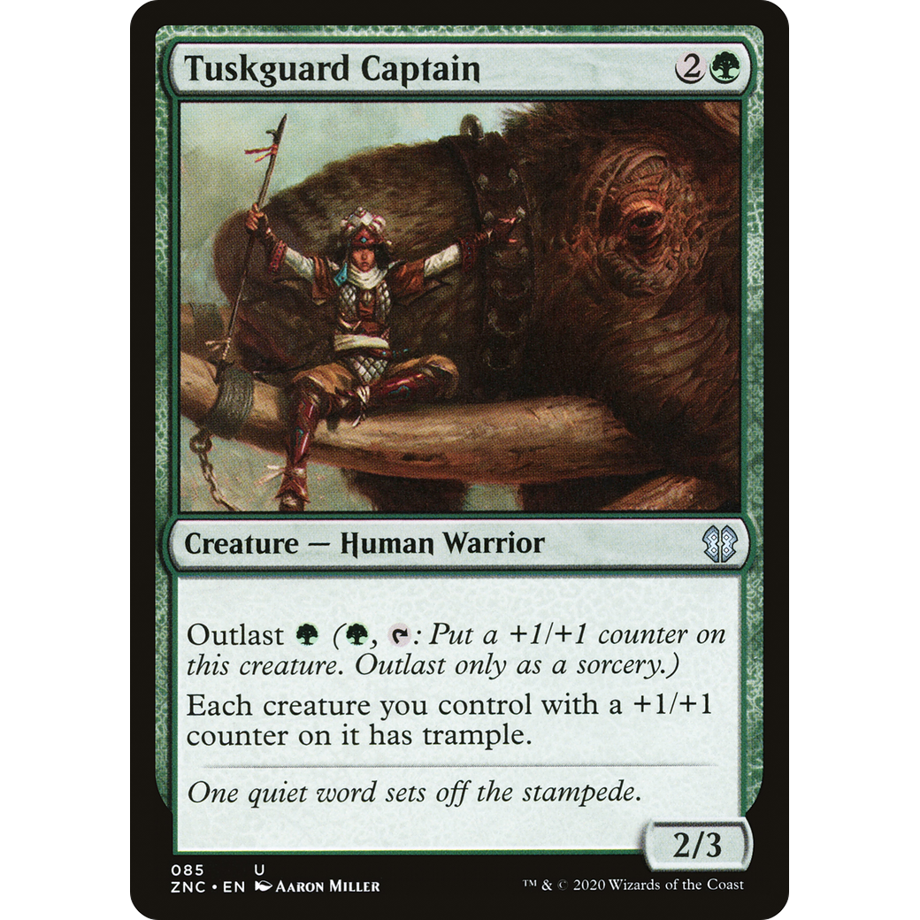 Tuskguard Captain (ZNC-085) - Zendikar Rising Commander