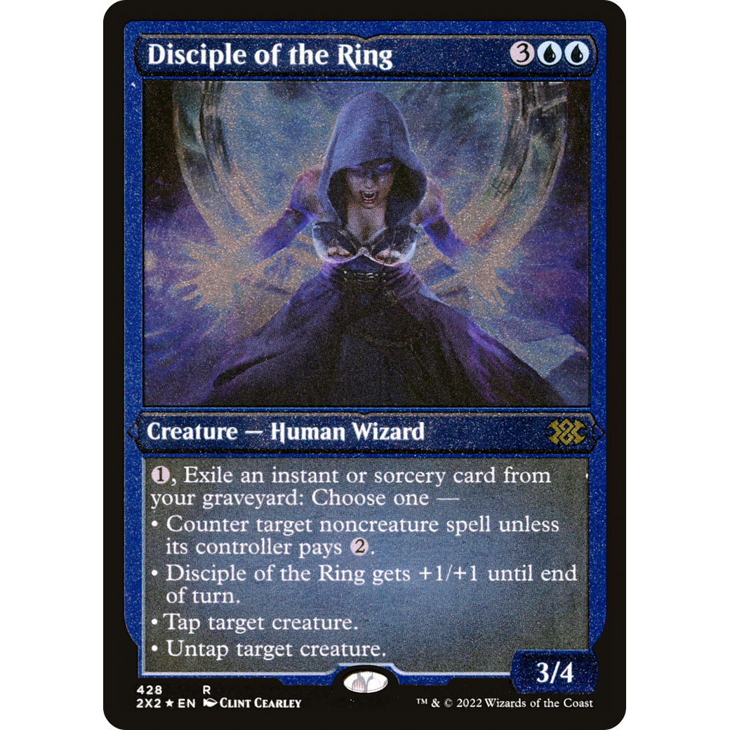 Disciple of the Ring (Foil Etched) (2X2-428) - Double Masters 2022 Foil