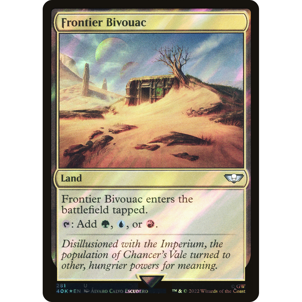 Frontier Bivouac (40K-281) - Warhammer 40,000 Commander Foil
