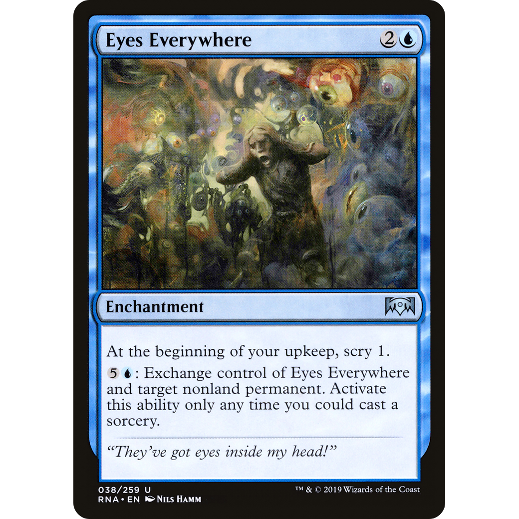 Eyes Everywhere (RNA-038) - Ravnica Allegiance