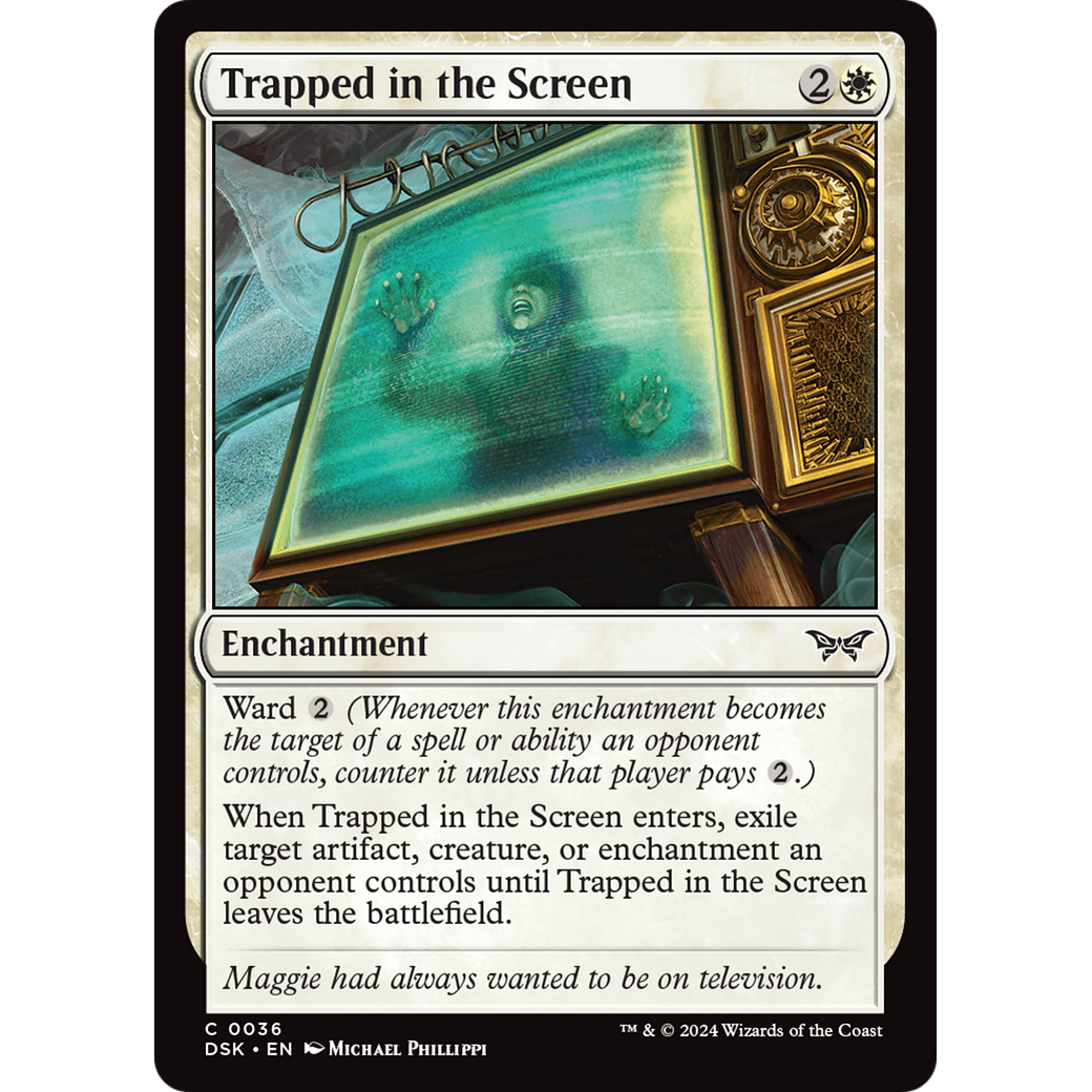 Trapped in the Screen (DSK-036) - Duskmourn: House of Horror