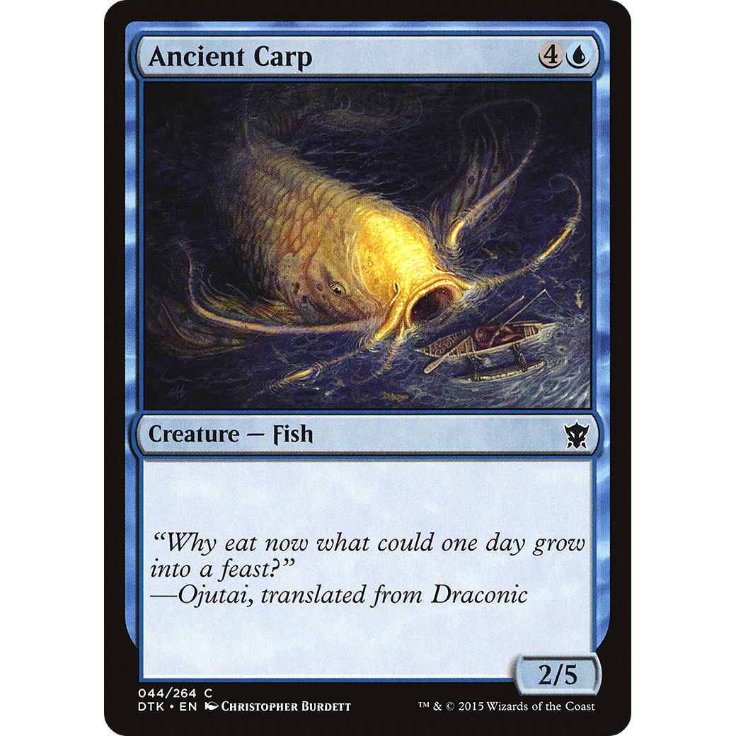 Ancient Carp (DTK-044) - Dragons of Tarkir