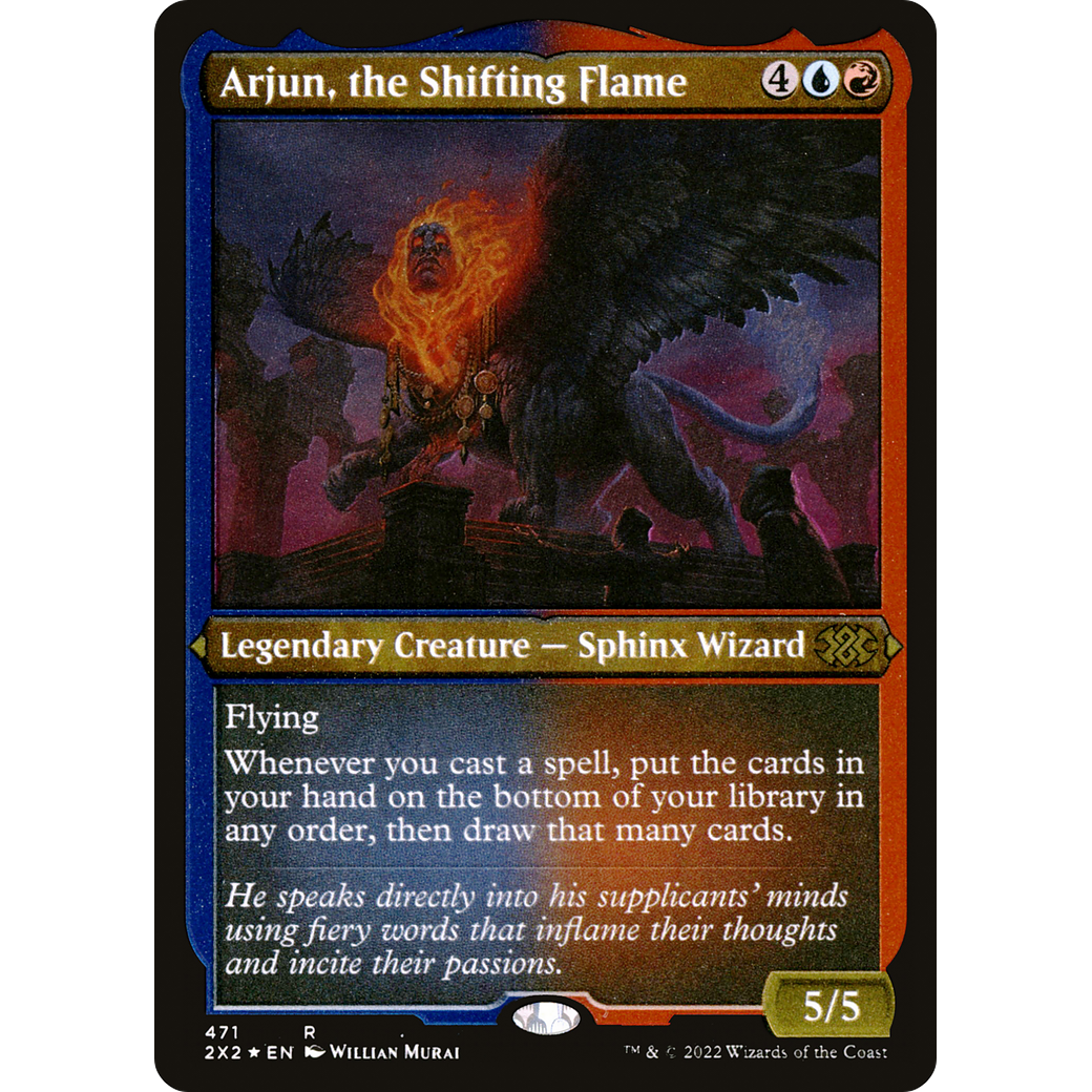 Arjun, the Shifting Flame (Foil Etched) (2X2-471) - Double Masters 2022 Foil