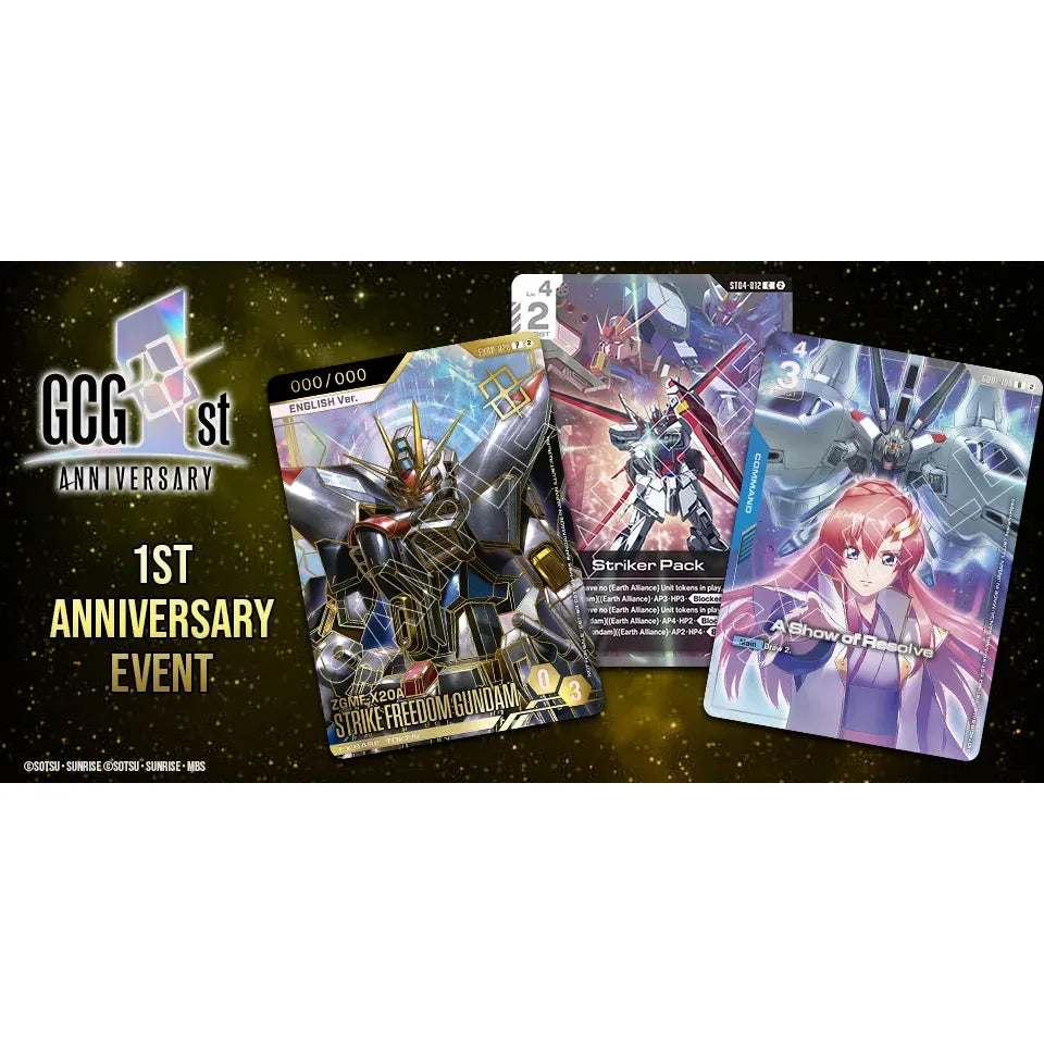 10/24/26 [Sat] Gundam TCG 1st Anniversary - 2PM (Platinum)