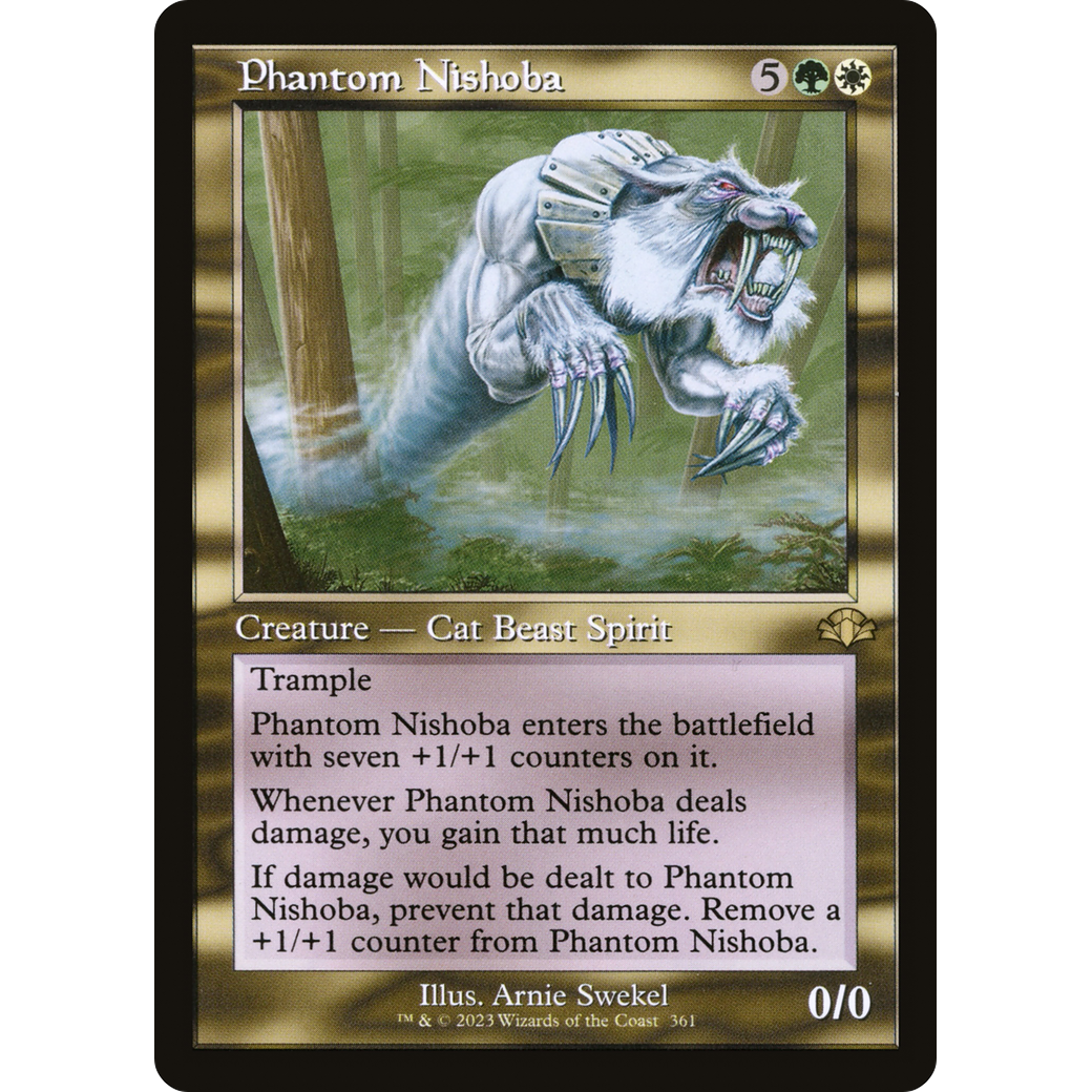 Phantom Nishoba (Retro Frame) (DMR-361) - Dominaria Remastered