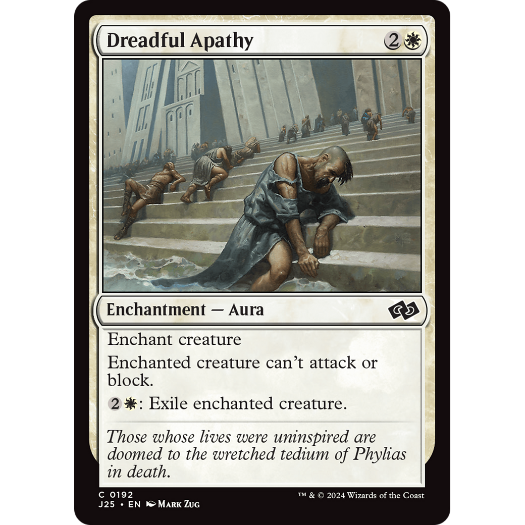 Dreadful Apathy (J25-192) - Foundations Jumpstart