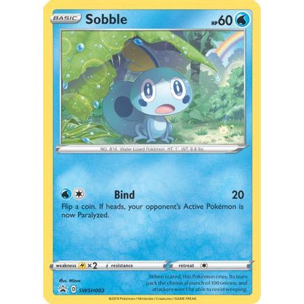 Sobble - SWSH003 SWSH003/307 - SWSH Sword & Shield Promo Cards Holofoil