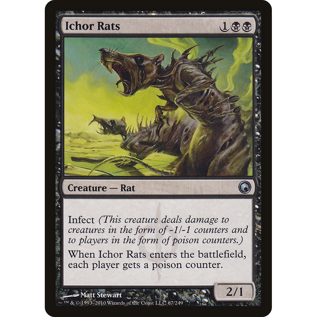 Ichor Rats (SOM-067) - Scars of Mirrodin