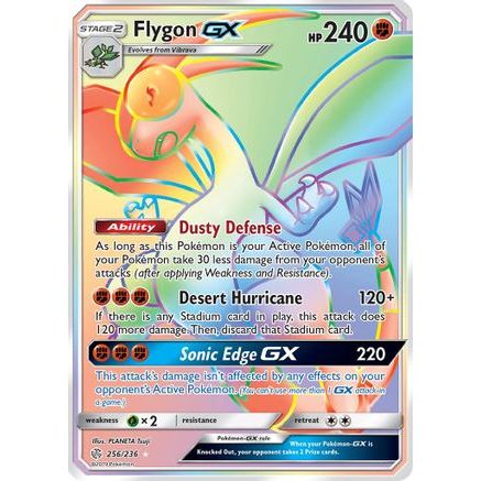 Flygon GX (Secret) 256/236 - SM  Cosmic Eclipse Holofoil