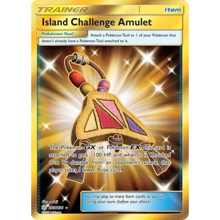 Island Challenge Amulet (Secret) 265/236 - SM  Cosmic Eclipse Holofoil
