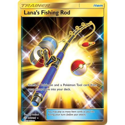 Lana's Fishing Rod (Secret) 266/236 - SM  Cosmic Eclipse Holofoil