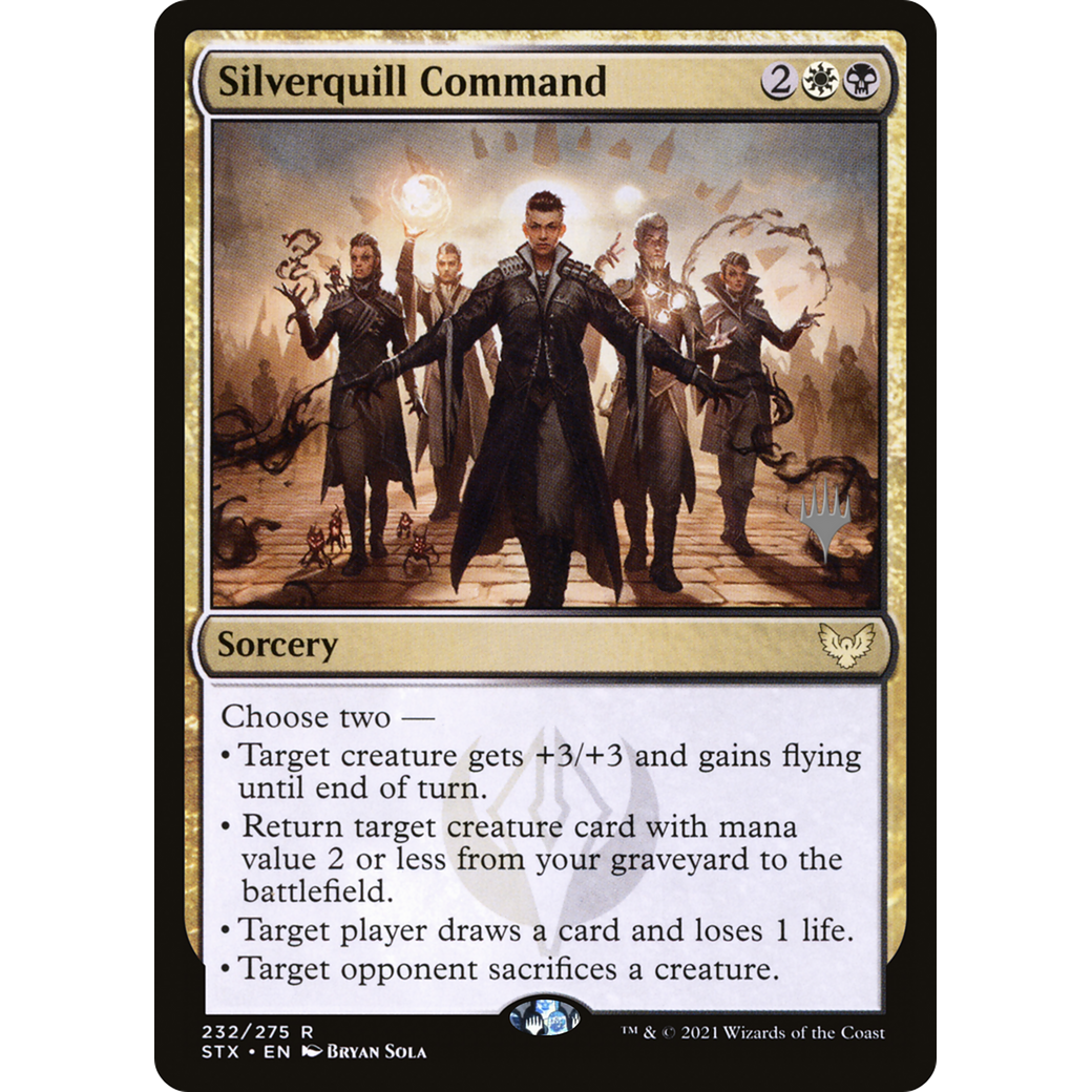 Silverquill Command (PPSTX-232) - Strixhaven: School of Mages Promos Foil