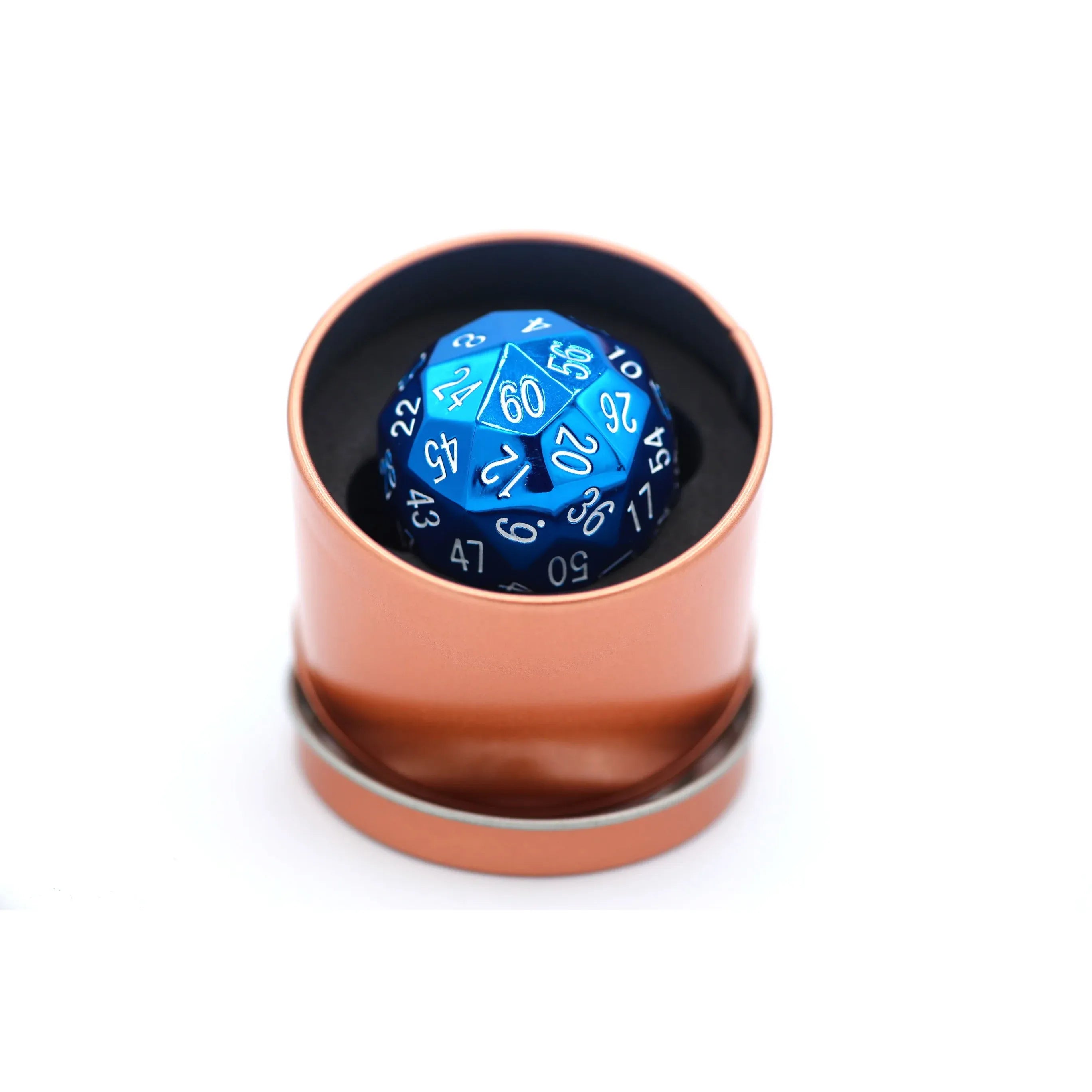 Titan's Fist Metal D60 Dice - Blue