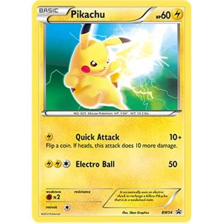 Pikachu - BW54 BW54/101 - Black and White Promos