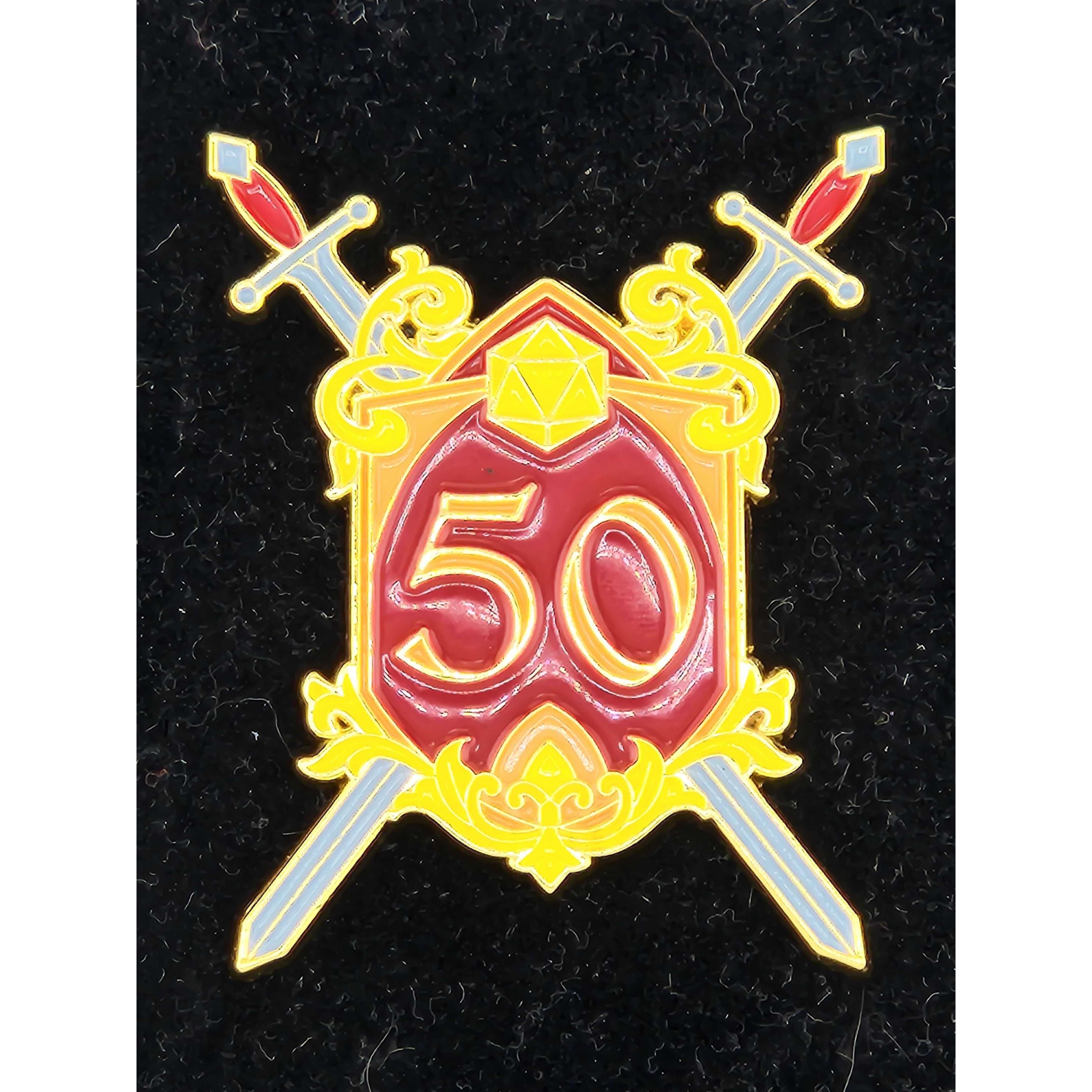 D&D 50th Anniversary Pin