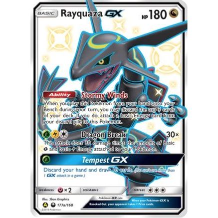 Rayquaza GX - 177a/168 177a/168 - Alternate Art Promos Holofoil