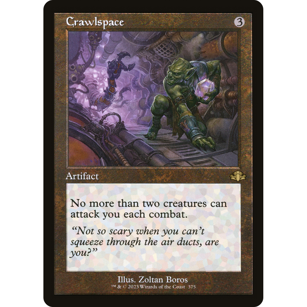 Crawlspace (Retro Frame) (DMR-375) - Dominaria Remastered Foil