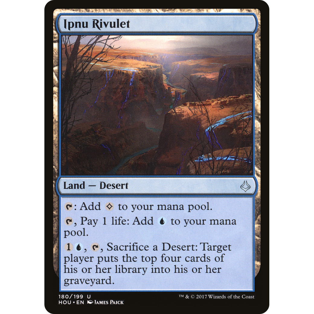 Ipnu Rivulet (HOU-180) - Hour of Devastation Foil