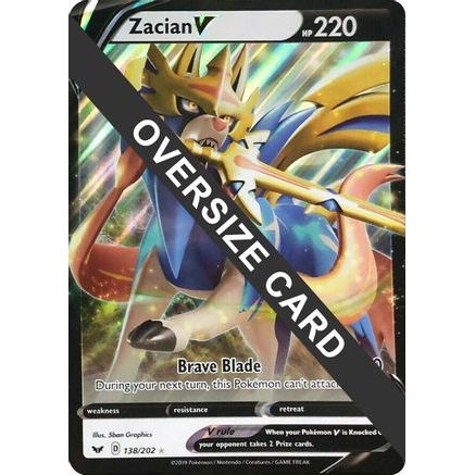 Zacian V - 138/202 138 - Jumbo Cards Holofoil