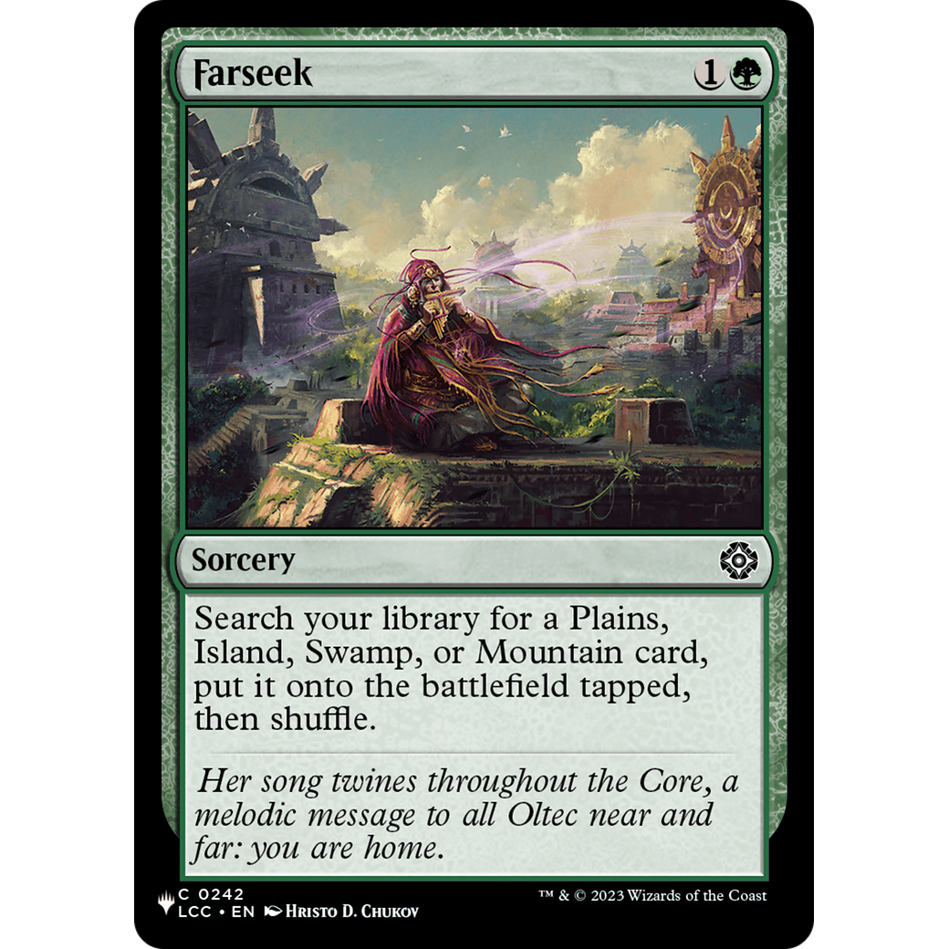 Farseek (LCC) (LIST-242) - The List